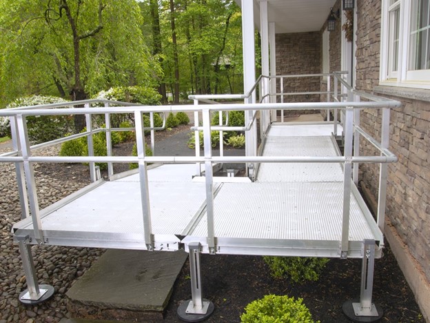 Aluminum Switchback Ramp aluminum switch back