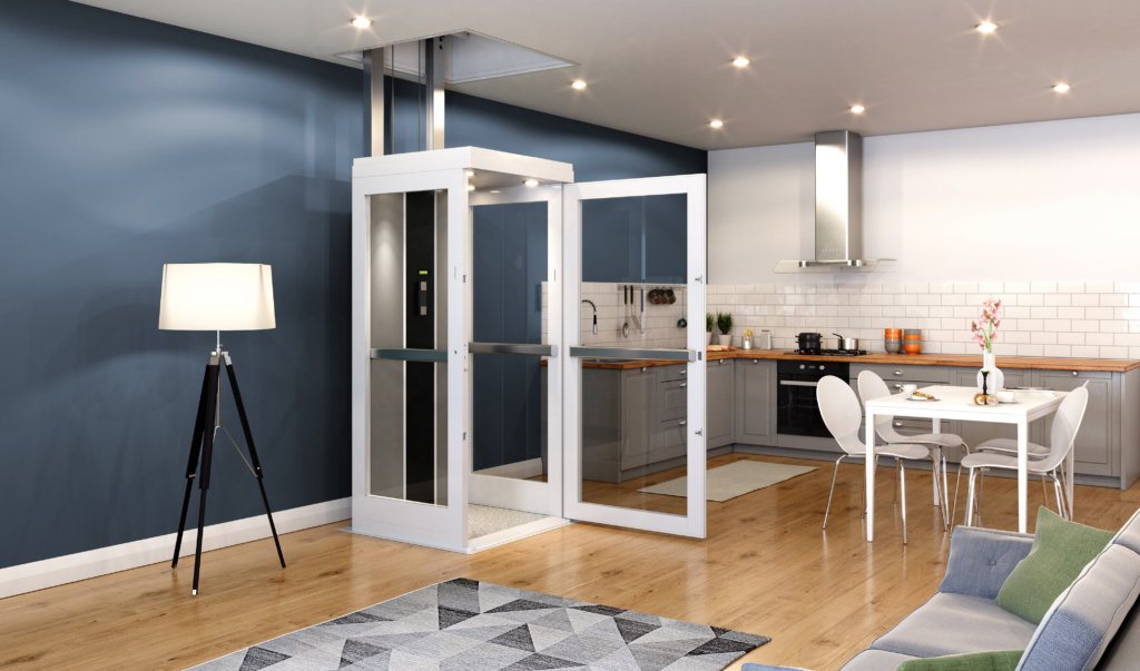 bruno connect classic in kitchen door open