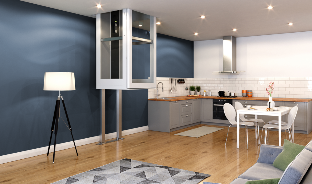 bruno connect classic in kitchen going up